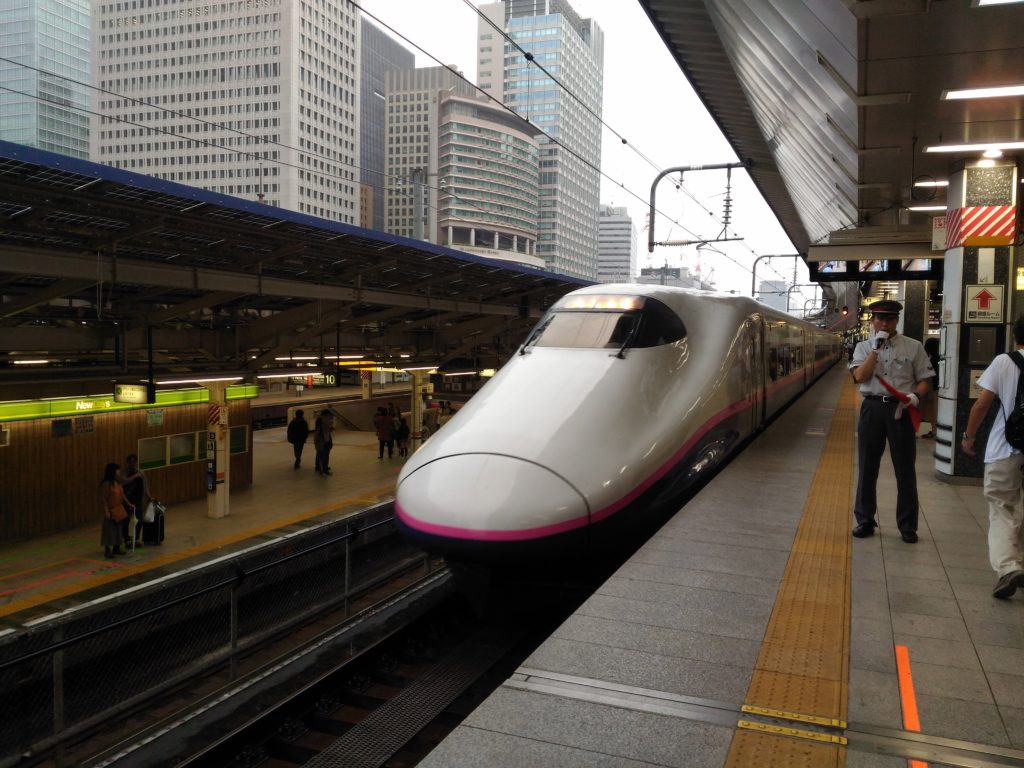 久しぶりの東北新幹線でワクワクしていました
